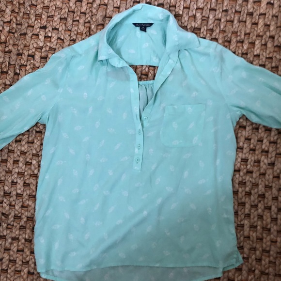 American eagle outfitters w see-thru back - Picture 1 of 4